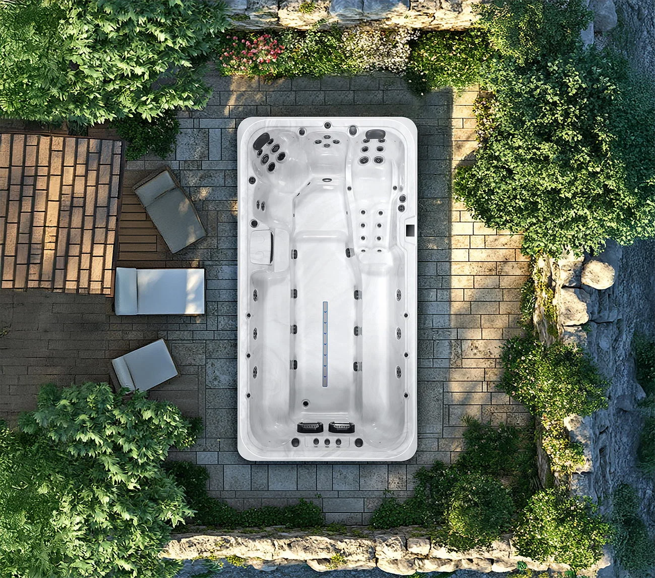 Spa de nage Titan