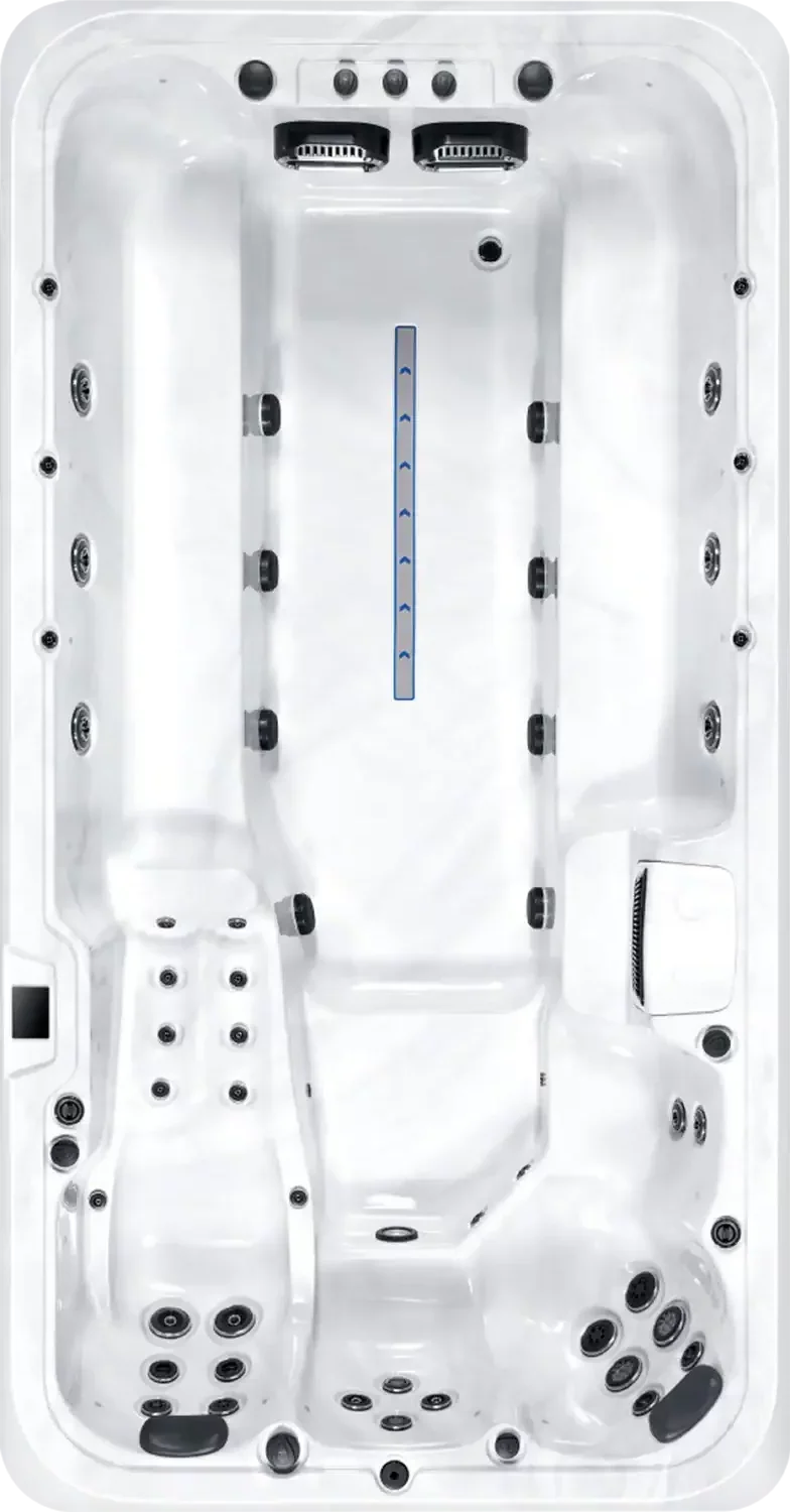 Spa de nage titan — vue technique officielle